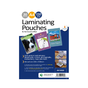 A4 Laminating Pouch 160mu - 20pk