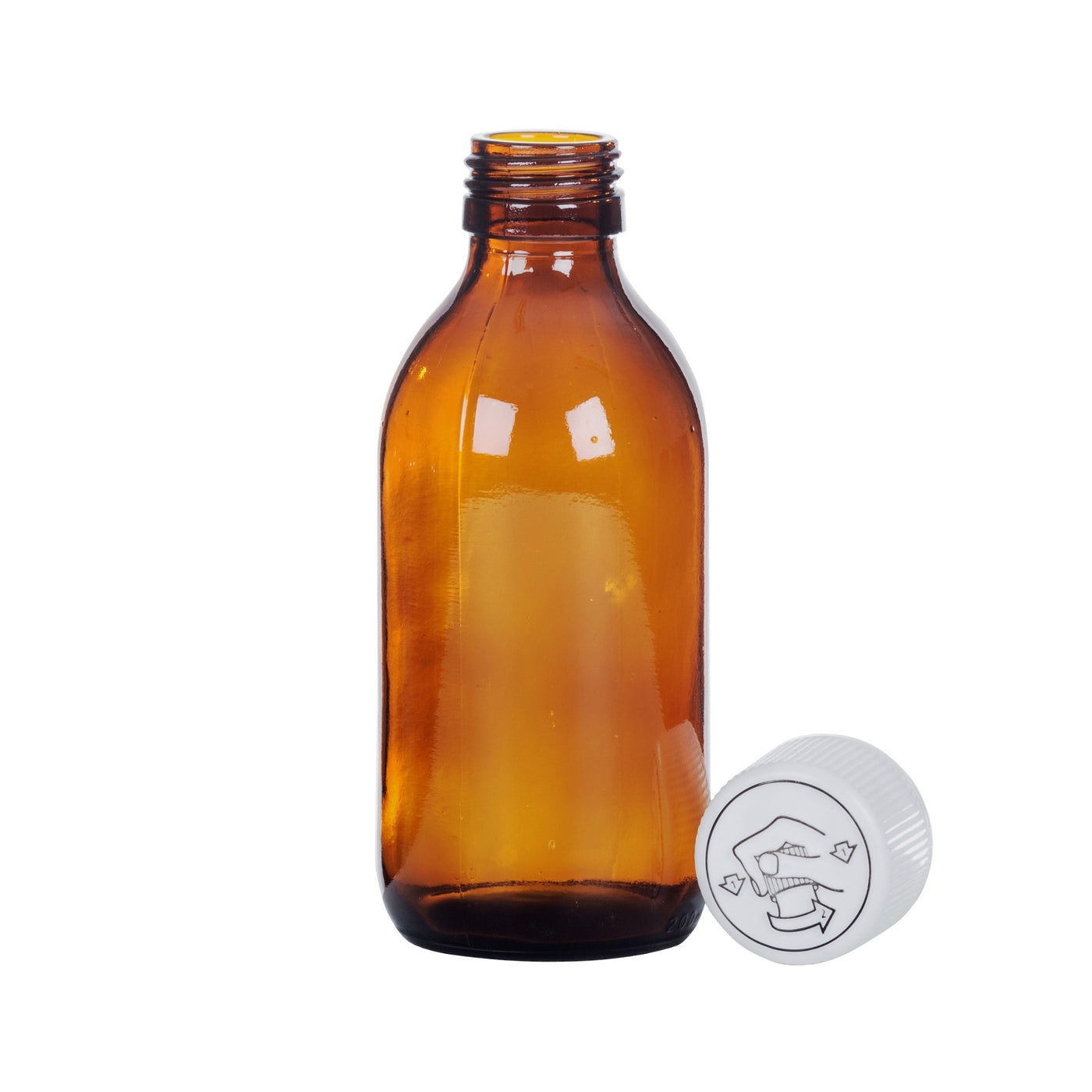 Capped Glass Bottle 200ml