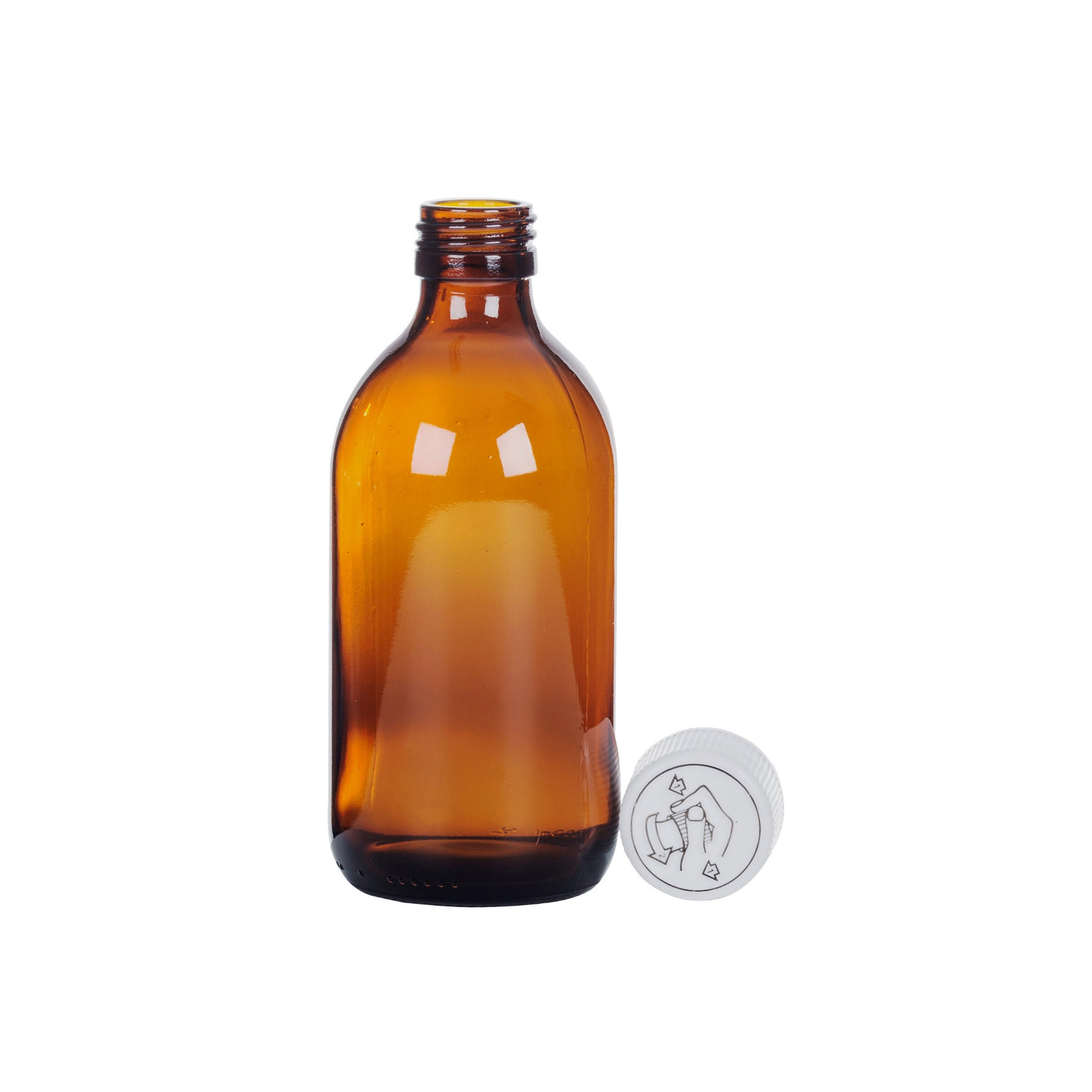 Capped Glass Bottle 300ml