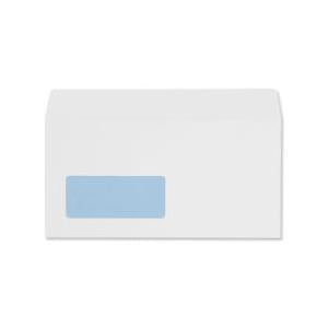 DL White Self Seal Window Envelope - 500pk