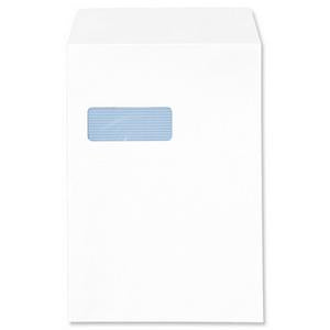 C4 White Self Seal Window Envelopes - 250pk