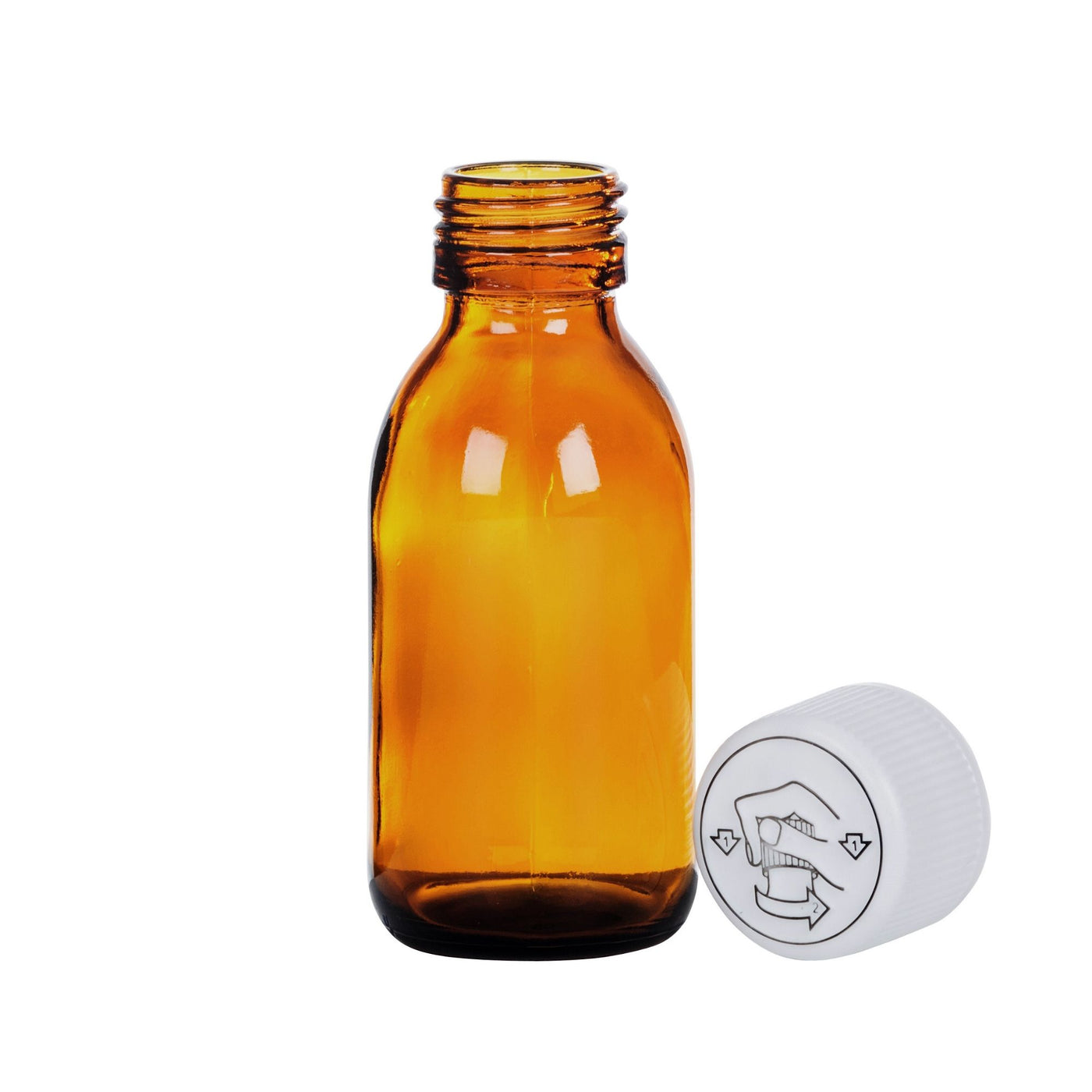 Capped Glass Bottle 100ml