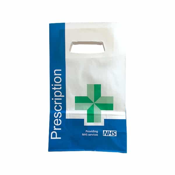 P8 Prescriptions Bags x500 with Handle
