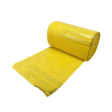 Yellow Clinical Waste Bags - Heavy Duty - 90L - 25pk