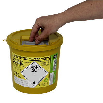 Sharpsguard 2.5 Litre Yellow Sharps Bin