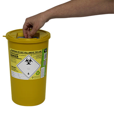 Sharpsguard Yellow Sharps Bin - 5 Litre Sharps Bin