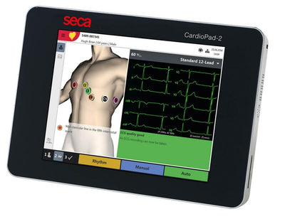SECA CardioPad-2 Touch Screen 12 Lead ECG With Wi-Fi & Advanced Interpretation