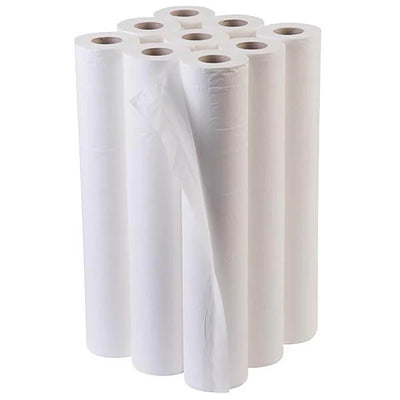 CCG White Couch Roll 20" - 2ply - 40m x 500mm - 9 Pack