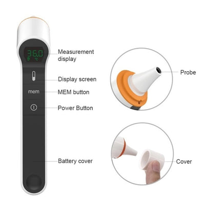 Ear and Forehead Thermometer - PG-IRT1603