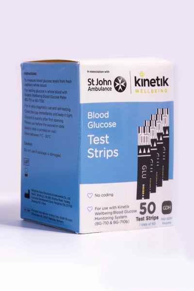 Blood Glucose Test Strips - Pack of 50 (for BG-710 & BG-710b)