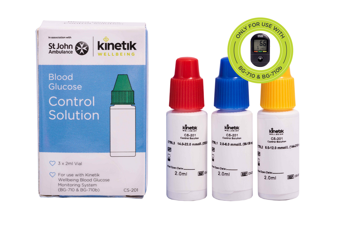 Blood Glucose Control Solution (for BG-710 & BG-710b)